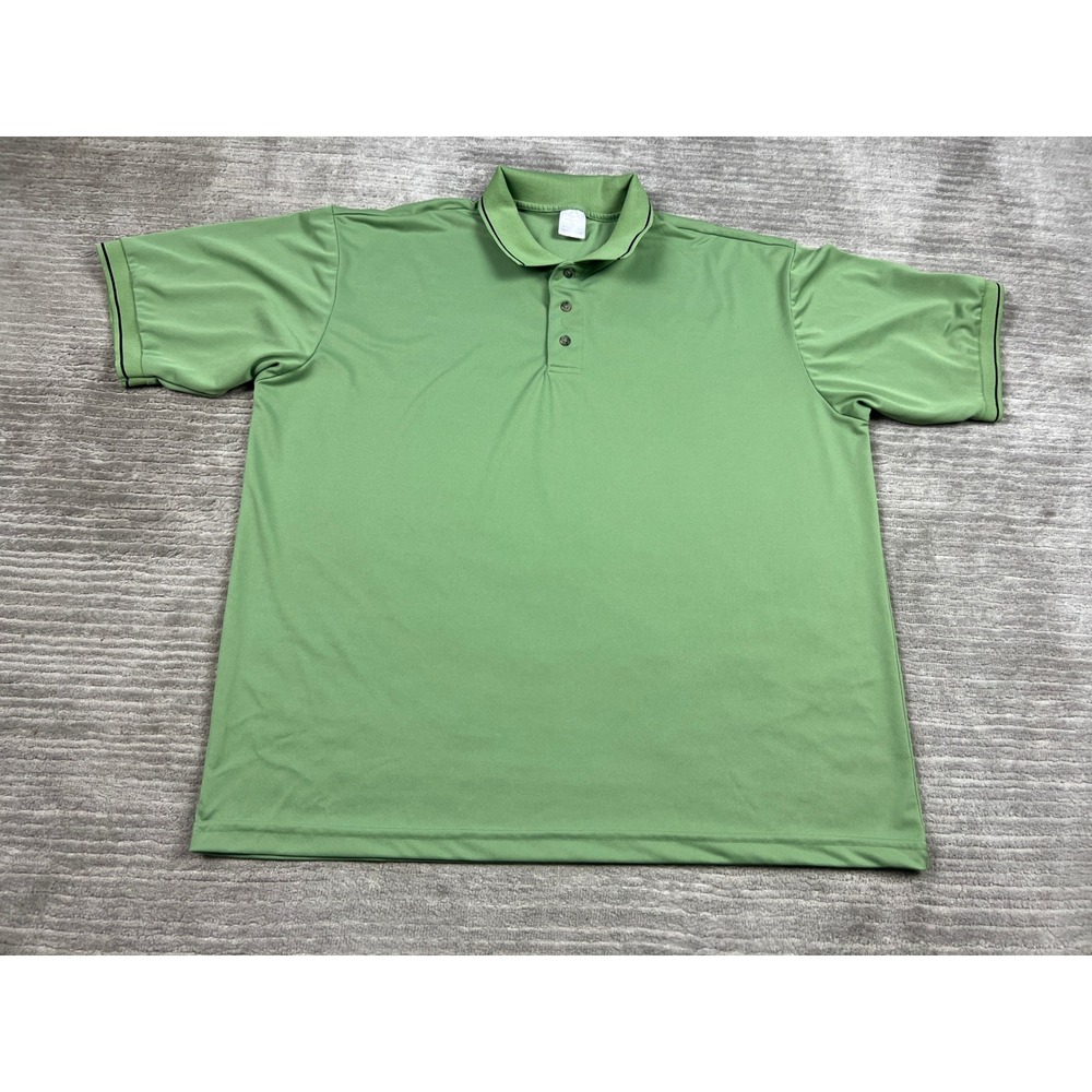 Publix Superior Uniform Group Polo Mens XL Green Short Sleeve Workwear Collar
